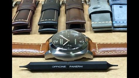 how to change strap on panerai luminor|panerai straps original.